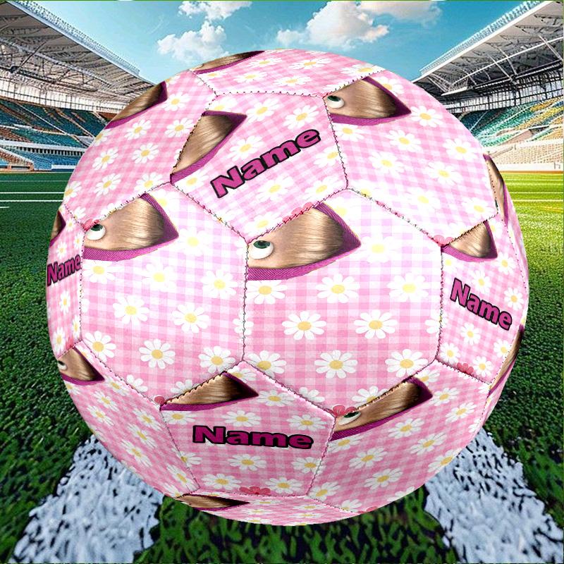 Custom Name Personalized Masha and The Bear-A Print Size 5 Soccer Ball Training & Match Football, for Team, Kicking, Gift for Football Enthusiasts