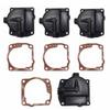 4PK Carb Bowl Float Chamber Assy 1994&Up With Gasket Oil-Resistant Heat Resistant For Johnson Evinrude 90-175hp 0433000