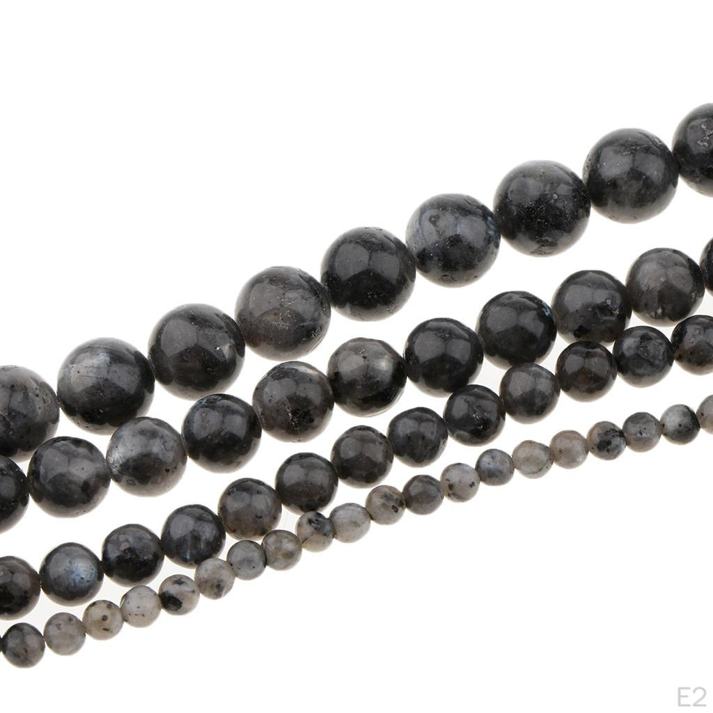 Loose Round Beads Natural Jewelry Making Bracelets / Necklaces - , 4MM