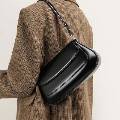 „Damen-Satteltasche aus echtem Leder für Frühjahr/Sommer 2024 – trendige, modische, vielseitige One-Shoulder-Messengertasche“