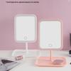 Rechargeable LED Makeup Mirror with Adjustable Three-Color Natural Light and One-Touch Control for Dressing Table
