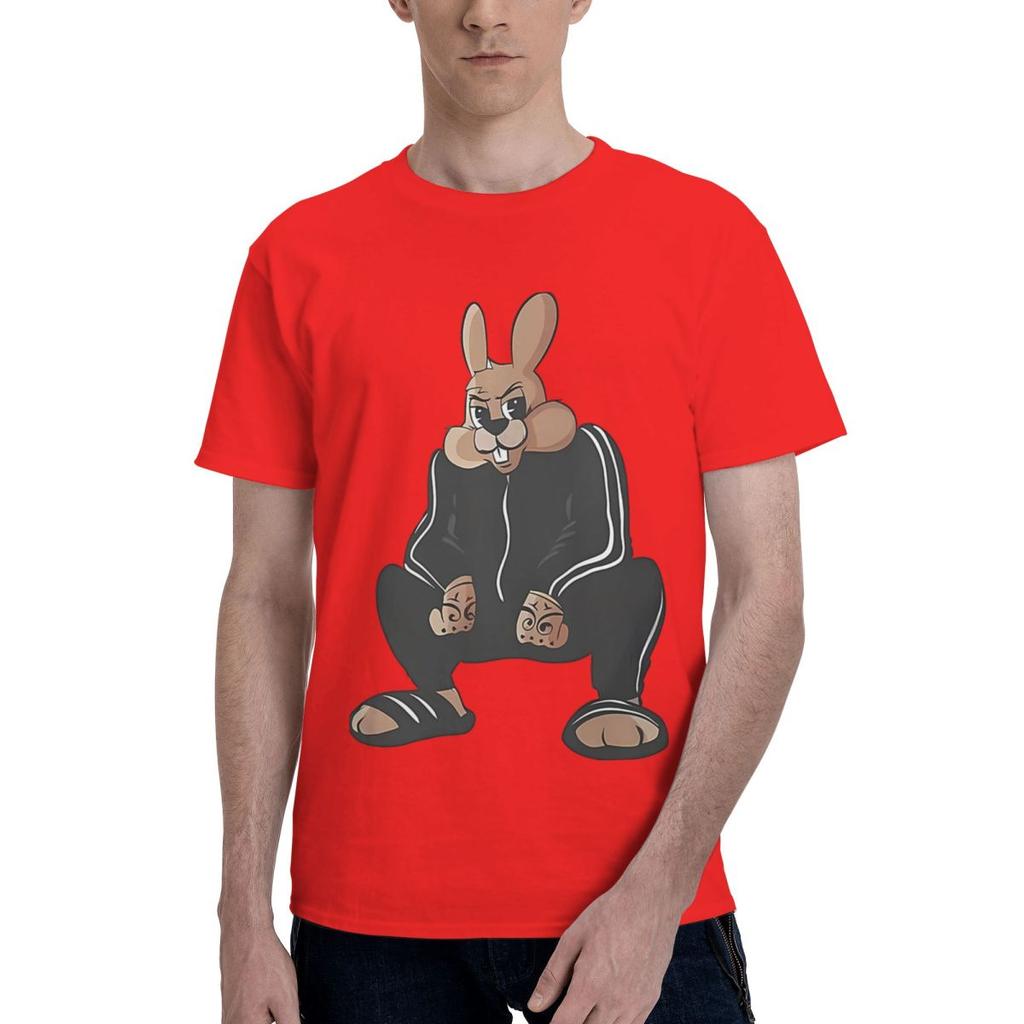 Rabbit Graphic 100 Cotton Casual Breathable Confortable Cute New Gifts And TShirts Mens Shirt
