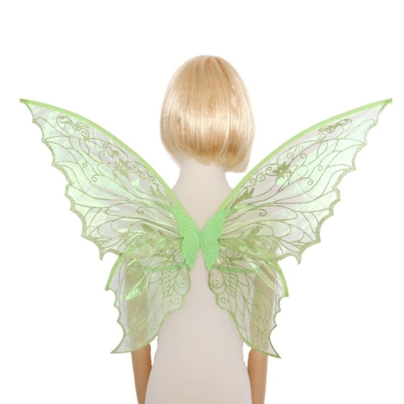 Performances Butterfly Fairies Angel Wing Funny Dress Up Butterfly Wing Sparkles Costumes Halloween Cosplays Wing Props