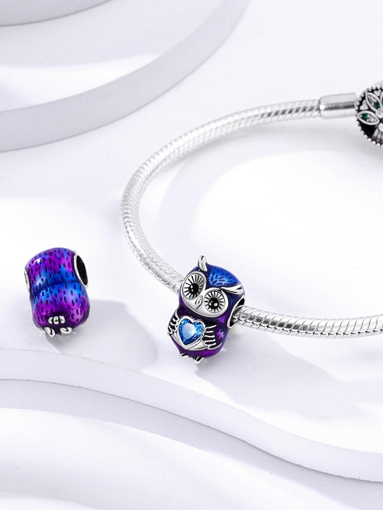 Copper Charm Bead Charms Bead Charms Animal Hugging Pendant Dangle Compatible With Authentic Necklaces Bracelets Gift Women Party Diy