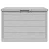 Outdoor Cushion Box Gray 77.5 X 44.5 X 53 Cm Polypropylene