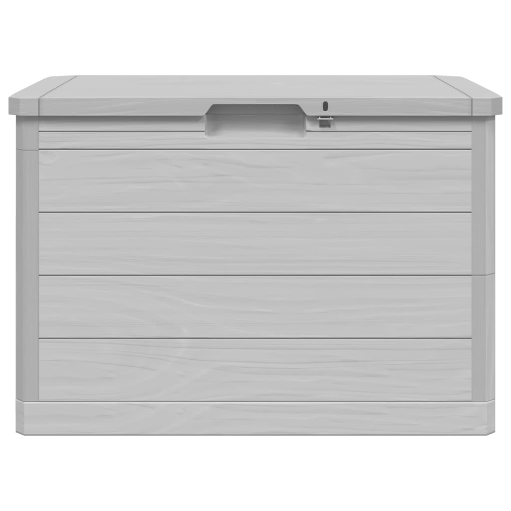 Outdoor Cushion Box Gray 77.5 X 44.5 X 53 Cm Polypropylene