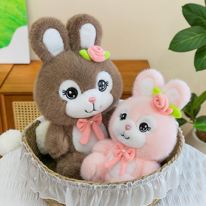 Cartoon Cute Bunny Plush Toy With Pp Cotton Filling For Kids Gift And Collectible