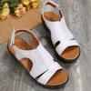 2023 sommer Sandalen Weibliche Nähte Hohl Dicken Boden mit Sandalen Große Größe Offene spitze Casual Sandalen Weiblichen