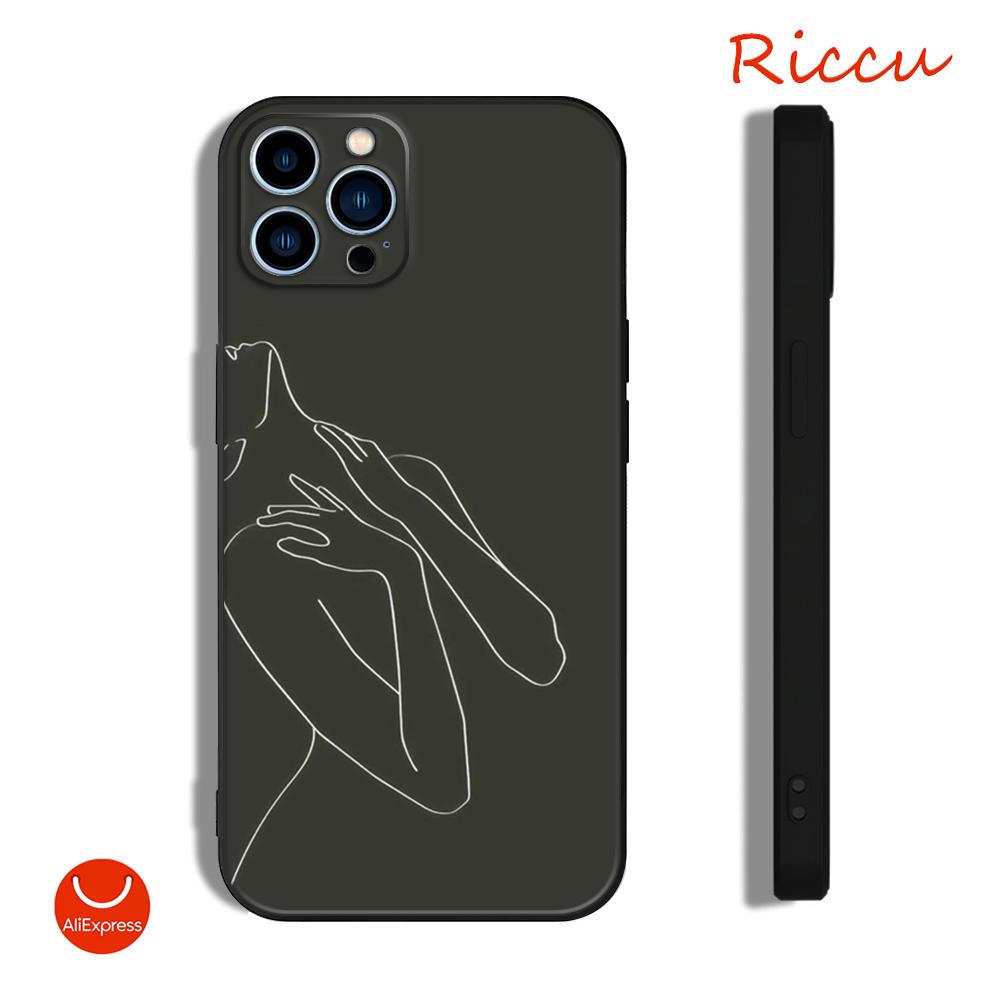 FOR IPhone 14 Beautiful Body Line Art Soft Case for Iphone 14 11 12Pro 8 7 Plus X 13Pro MAX SE2020 XR XS Covers