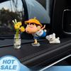 Crayon Shin-Chan Car Dashboard Ornaments Auto Interior Window Console Decor Figurines Desktop Decoration Mini Figure Model Gifts