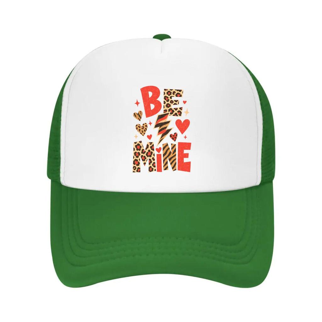 Wild Valentine Love Bolt Typography Mesh Baseball Cap Casual Hat Outdoor  For Womens Unisex FeUnisex