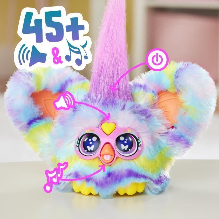 Furby Furblets Swee-Dee, Mini peluche électronique pour filles et garçons, plus de 45 sons, à partir de 6 ans, série 4, Hasbro