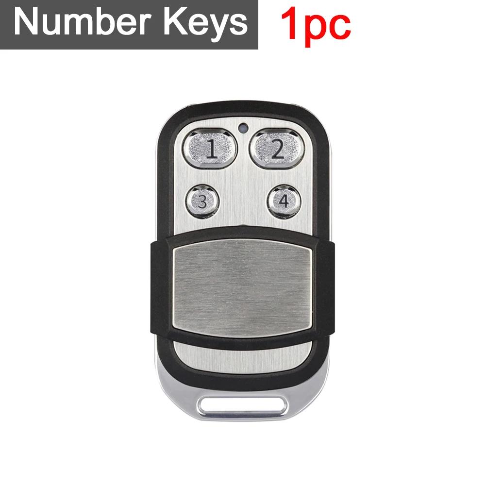 1-5PCS 433mhz Remote Control 4 Button Smart Copy Duplicator Electric Garage Door Gate Remote Cloning Universal Garage Door Gate
