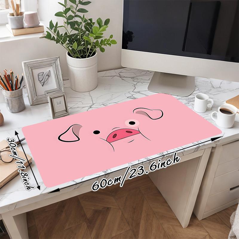 1PC piggy Oversized Mouse Pad - Non-Slip Rubber Base Perfect for Office School Esports Home Decor Desk Mat 209A