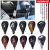 Car Carbon Fiber Gear Shift Knob  Leather Shifter Head Fit for Lexus ES300 GS300 IS250 LS400