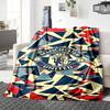 Coperte con Stemma Manchester City Flanella Stampata Traspirante Calda Coperta da Divano per Casa Ufficio Copriletti 0708a20