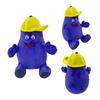 22cm Grimace Shake Yellow Hat Anime Plush Toy Plush Toy Stuffed Animals Soft Plush Children Gifts Doll Birthday