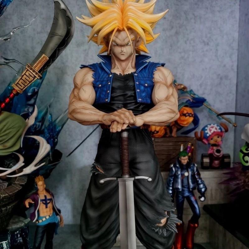 Jt Statue Dragon Ball Infinite Z Warrior Gk 2% Trunks Anime Figure 53cm Super Saiyan Action Doll Collection Large Mode Toy Gifts