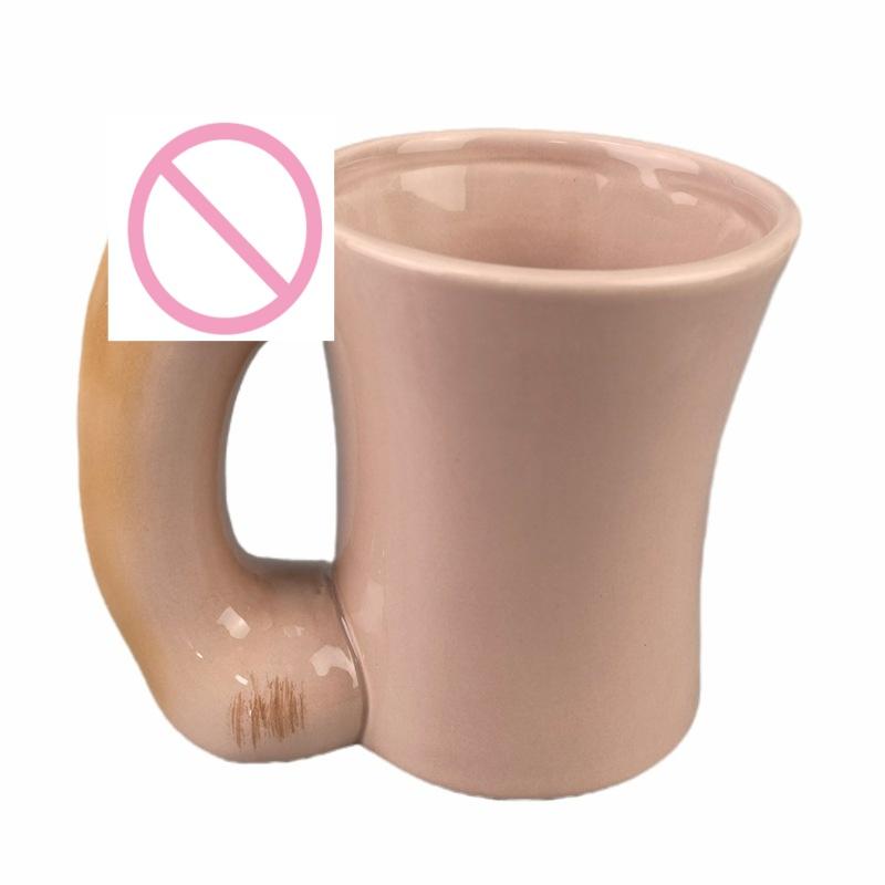 Funny Boob Penis Mugs Coffee Mug Gag Gift Novelty Ceramic Water Cup With Handle