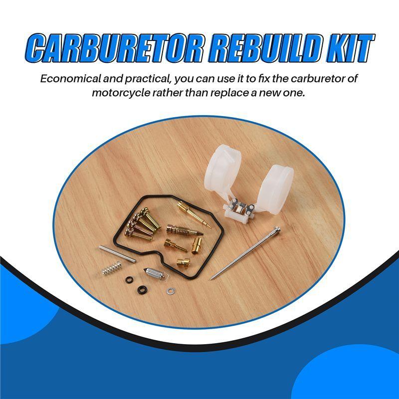Authentic Carburetor Repair Kit Configure Vacuum Diaphragm And Float For Kawasaki ZRX400/ZRX-II ZR400C/E/F Keihin 1989-1997