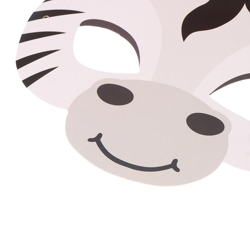 15Pcs Animal Mask Jungle Party Decor Baby Shower Favors Kids Mask Supplies