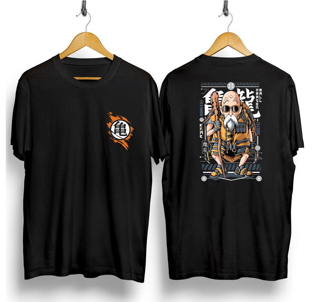 Dragon Ball Master Roshi Printed Men Women Summer T-Shirt Casual Sports Fitness Loose Oversized Comfortable Cotton Short Sleeves