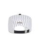 Bajal Leaf Vz Monogram Stripe Pillbox Cap Black