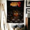 Five Nights Freddy'S Horror Anthology Tapestry Wallmounted Background Cloth Work Of Art Homestay Soft Decoration Tapestry Background Cloth