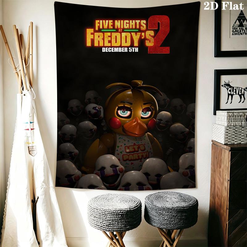 Five Nights Freddy'S Horror Anthology Tapestry Wallmounted Background Cloth Work Of Art Homestay Soft Decoration Tapestry Background Cloth
