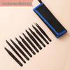 Black Stainless Steel Antistatic Precision Tweezers for Eyelash Extensions and Bird's Nest Plucking.