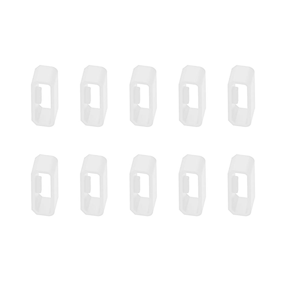 10 PCS Watch Band Keeper Holder 20mm Silicone Strap Activity Ring Wristband Fastener Ring for Garmin Fenix 6S Pro/6S/5S Plus/5S