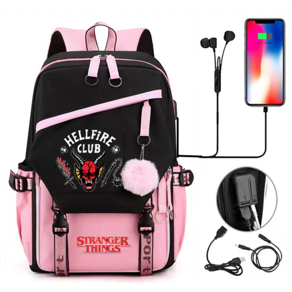 Stranger Things Backpack School Bag Unisex Travel Laptop Backpack