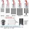 131Pcs/Box Fast Tap Craft Thread Repair Kit Auto Use Engine Repair Kit Tap Tool Set  Garage Work