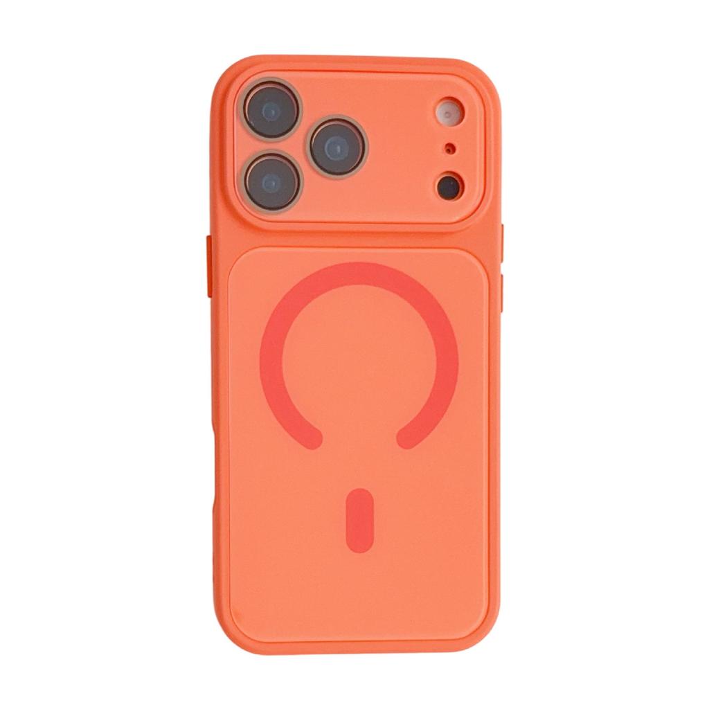 Applicable to iPhone17PROMAX second-generation large window mobile phone case Apple 16 magnetic tape metal button protective case