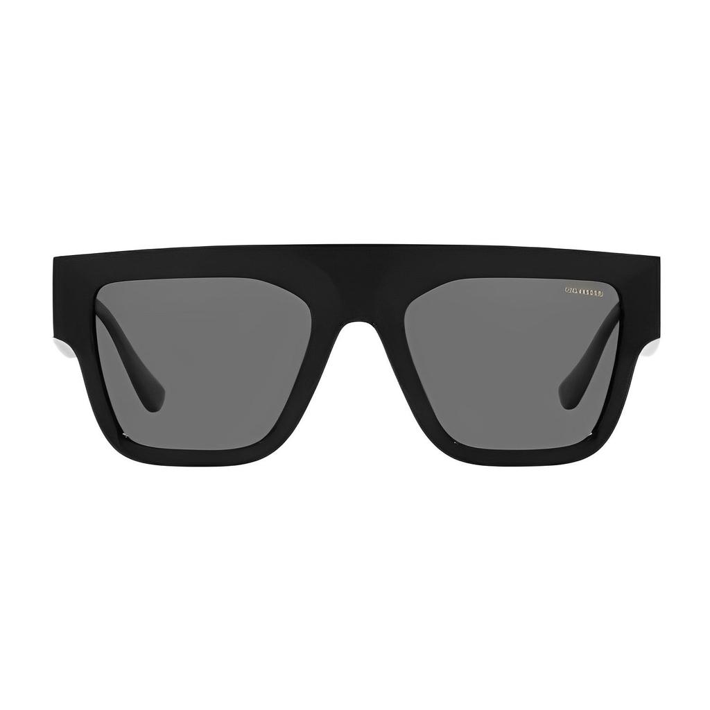 Versace Casual Fashion Side Letter Frame Irregular Shape Sunglasses Men sunglasses Black VE4430UGB181