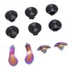 6pcs Thumbsticks 4pcs Back Paddles for Edge Controller Interchangeable Controller Paddles Thumbstick