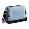 Coach Cargo Monogram Fashion Simple Casual Camera Bag Zipper Closure Shoulder Bag Medium Men Bags Denim-Blue CEA06-SVNIM