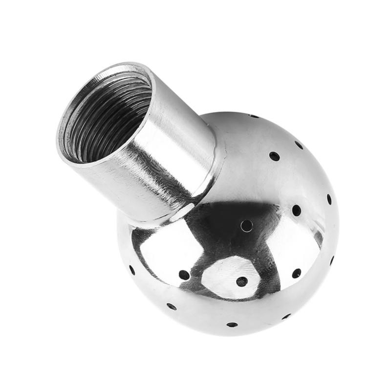 1pc G 1/2 Thread Female Stainless Steel Sanitary Spray Ball Tank Cleaning Ball( Rotary)