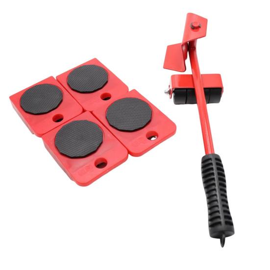 

Universal Wheel Furniture Lift Tool Furniture Moving Slider with 4 Heavy Duty Appliance Rollers for Hardwood Floors Effortless Relocation Tool