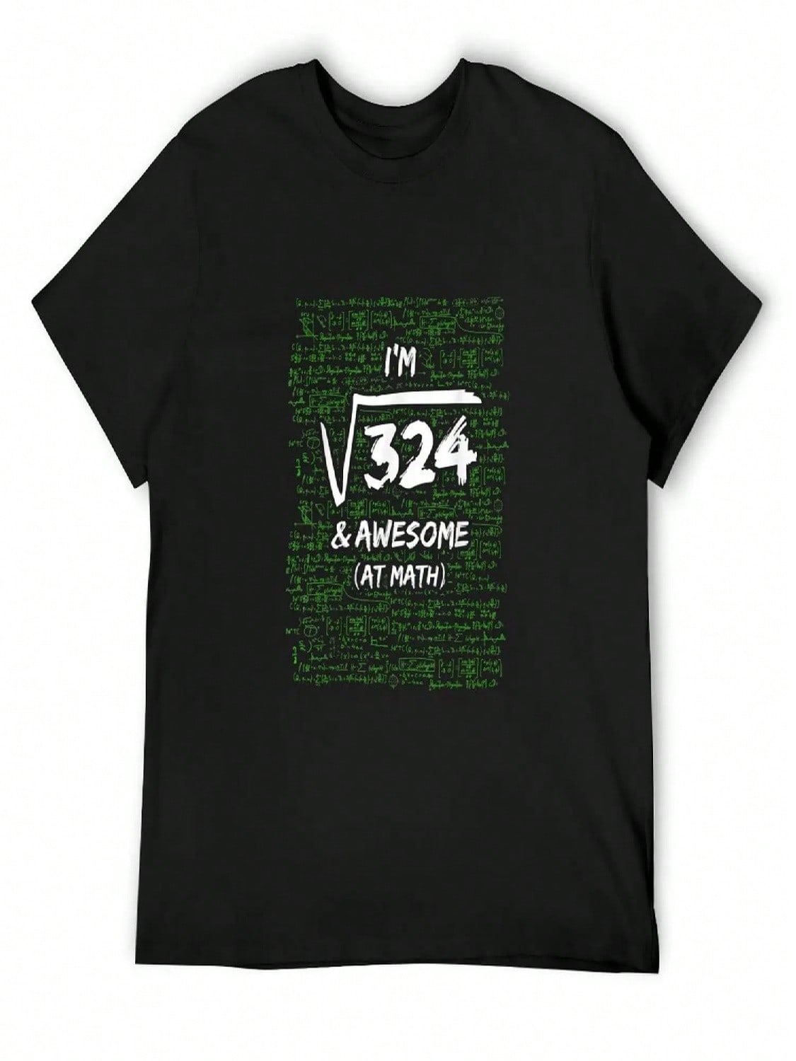 18th Birthday Square Root Of 324 Years & Awesome Funny Math T-Shirt Sweat Tees Graphic Shirts Anime Shirt Shirts unisex S разноцветный