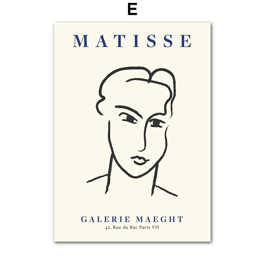 

Ретро Матисс Девушка Коралл Уильям Абстрактные Скандинавские Постеры И Принты Настенное Искусство Холст Живопись Настенные Картины Для Декора Гостиной 21cm×30cm NoFrame