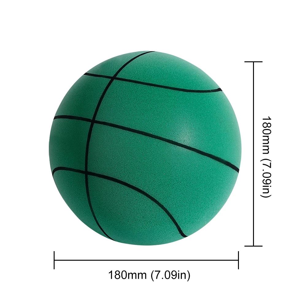 Silent Basketball Indoor Silent Foam Soccer Ball 18/21/24cm Mute Bouncing Ball Silent Basketball Ball Silent Ball Gift for Boys