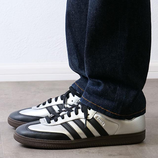 adidas Originals Samba OG KI8464 FW25 menswomens shoes Japan limited model silver metallic core black dark brown authorized retailer