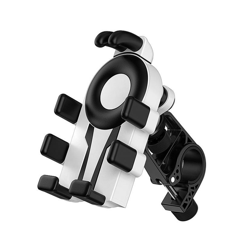 Bicycle & Motorcycle Phone Holder: Anti-Shake, Anti-Vibration, Universal Fit for Electric Vehicles & Delivery Use