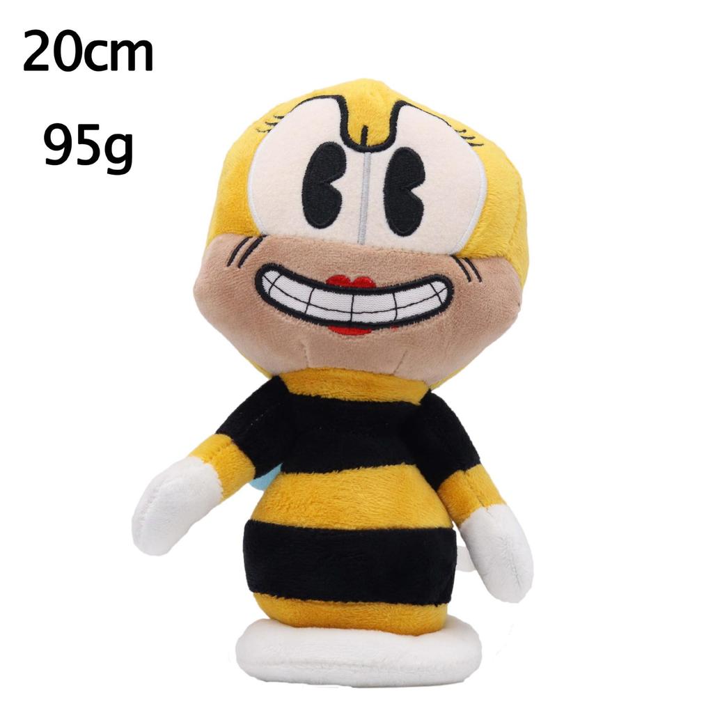 Cuphead Red & Blue Plush Toy Doll