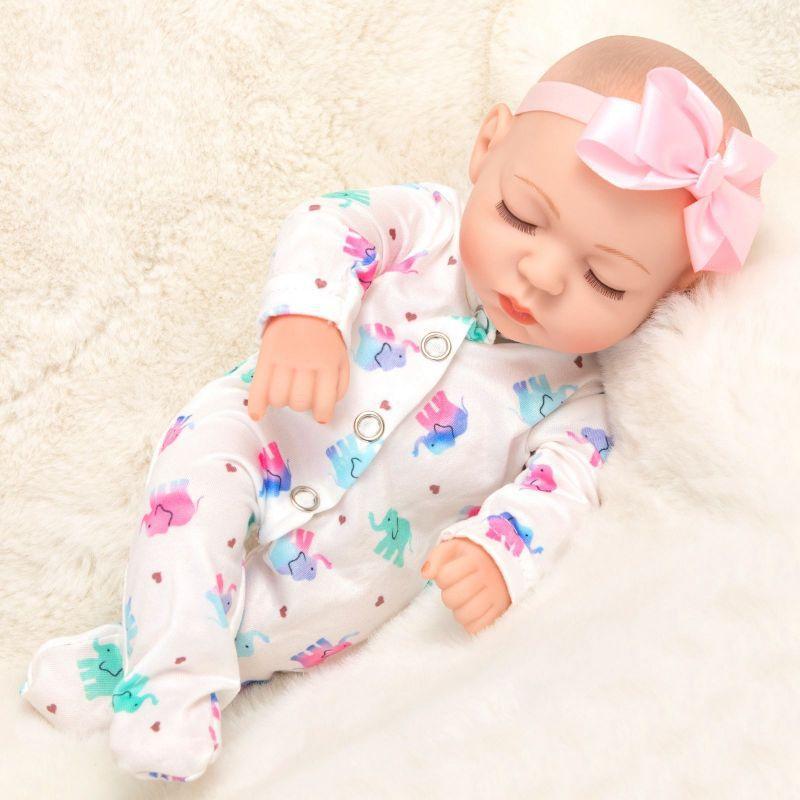 

30-сантиметрова реалістична м’яка імітаційна лялька Baby Reborn з ручним розписом, яку можна мити, дитяча ігрова лялька 30CM
