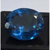 Natural Indicolite Tourmaline Oval Cut 23-25 Ct Fabulous Certified Gemstone