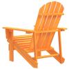 Adirondack Garden Chair Solid Pine Wood Orange