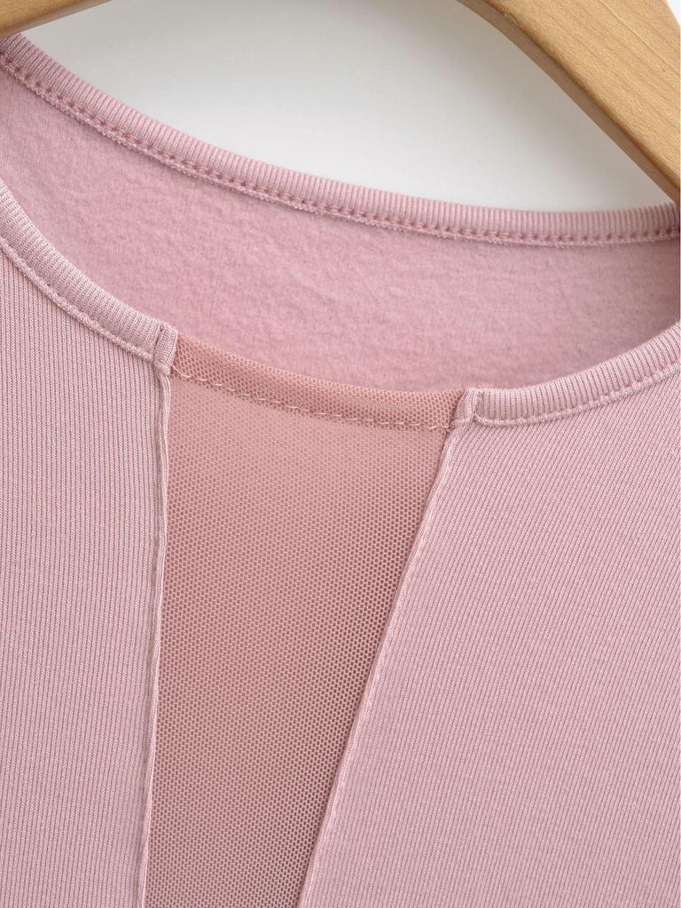 European and American Sexy Summer Mesh Long Sleeve Jumpsuit for Women