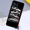 Sports Drift Car Case For Xiaomi Redmi Note 13 14 9 10 11 12 15 Pro Plus Cover For Redmi 13C 15 C 12C 14C 10C